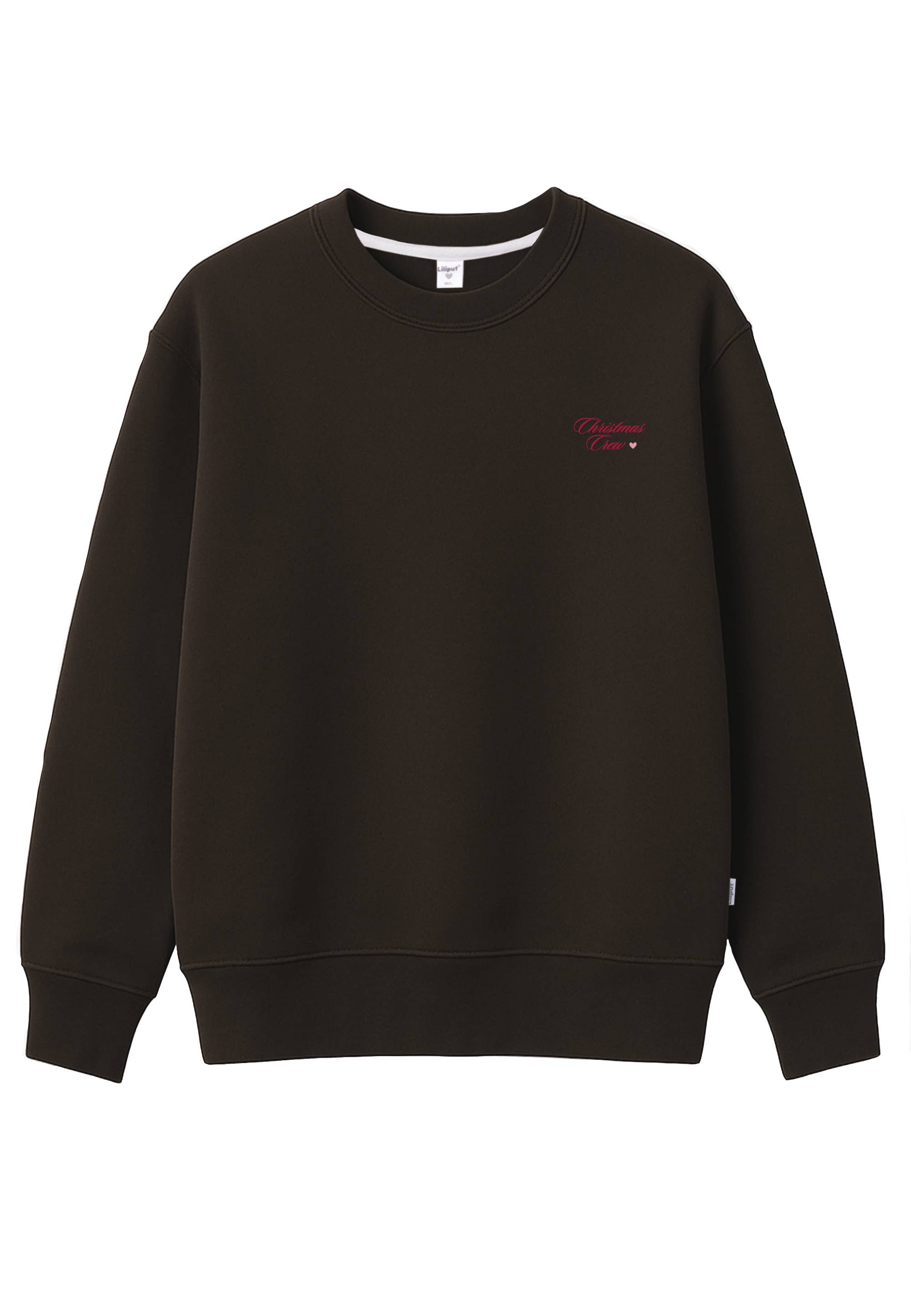 Erwachsenen Sweatshirt braun Christmas Crew